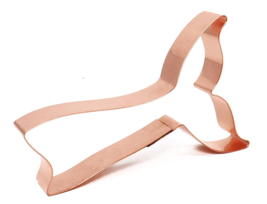 Copper Mermaid Tail Cookie Cutter - Beach Cookie Cutter, 4 x 3 inches, Made in USA
