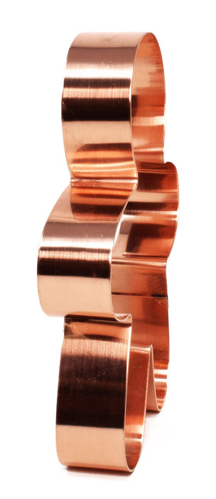 Copper Gingerbread Boy Cookie Cutter - Christmas Cookie Cutter, 4.5 x 3.75 Inches, Made in USA