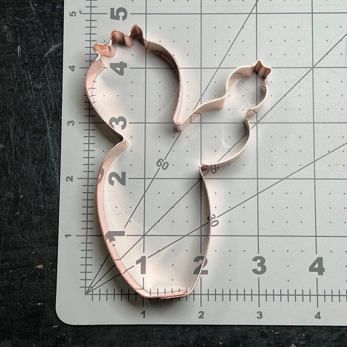 Copper Prickly Pear Cookie Cutter, 3.75 x 3.25 inches, Made in USA