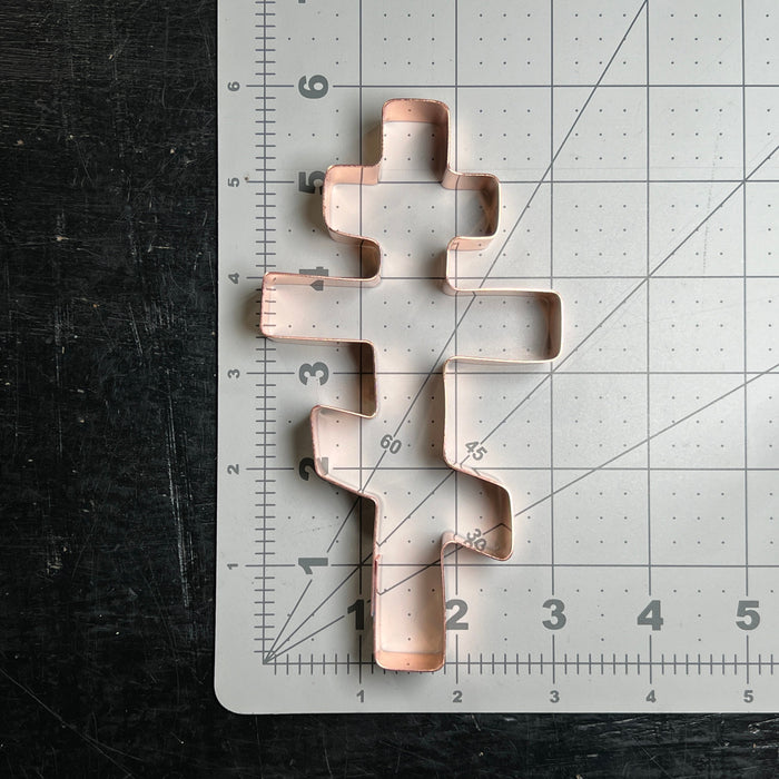 Copper Orthodox Cross Cookie Cutter - Religious Design (5.5 x 3 inches) - Made in USA