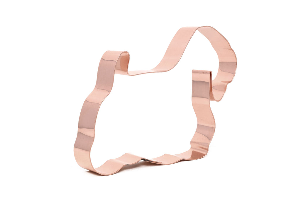Copper Sealyham Terrier Dog Cookie Cutter, 4.75 x 3.25  inches, Made in USA