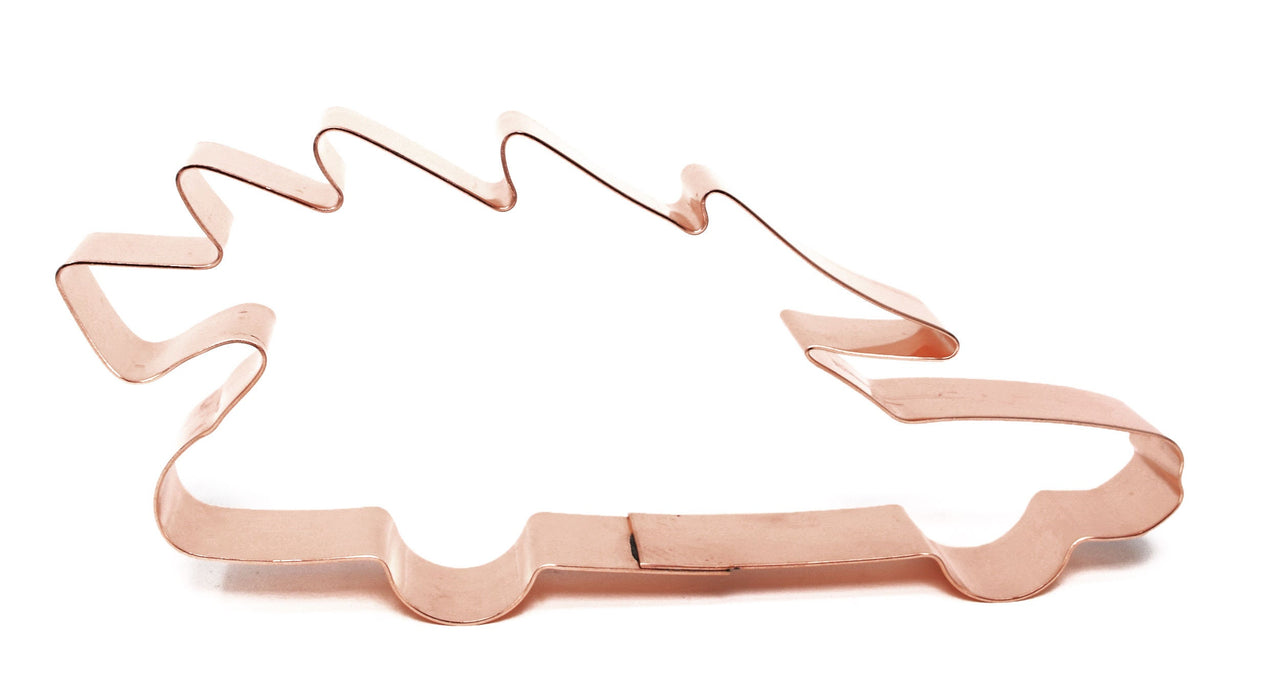 Copper Station Wagon w/ Tree Cookie Cutter, 6.25 x 2.75 inches, Made in USA