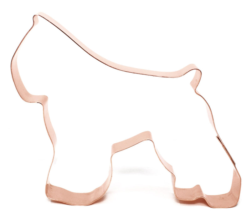Copper Bouvier des Flandres Cookie Cutter - Dog Cookie Cutter, 4.5 x 4 inches, Made in USA