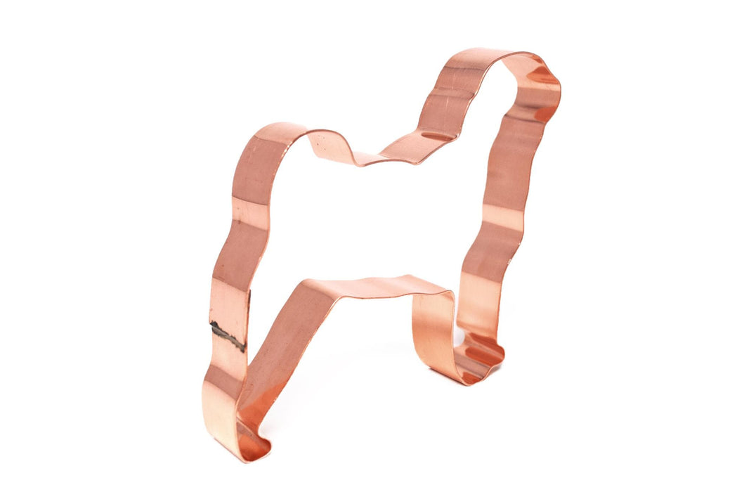 Copper Pug Cookie Cutter - Dog Breed Cookie Cutter, 4.5 x 4 Inches, Made in USA