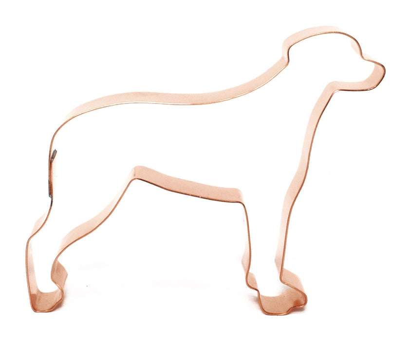 Copper Rhodesian Ridgeback Dog Cookie Cutter, 5 x 4 inches, Made in USA