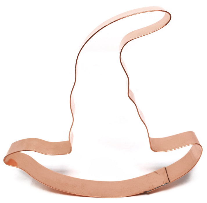 Copper Witch's Hat Cookie Cutter - Halloween Cookie Cutter, 4.5 x 4.25 Inches, Made in USA