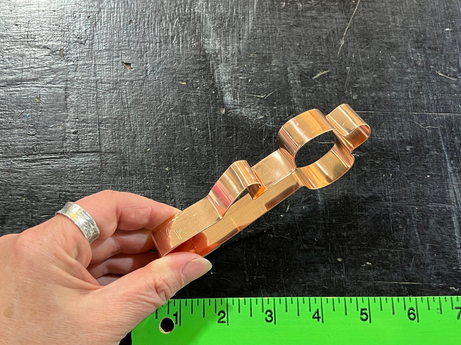 Copper Marshmallow Stick Cookie Cutter - Camping Cookie Cutter, 5 x 1.5 Inches, Made in USA