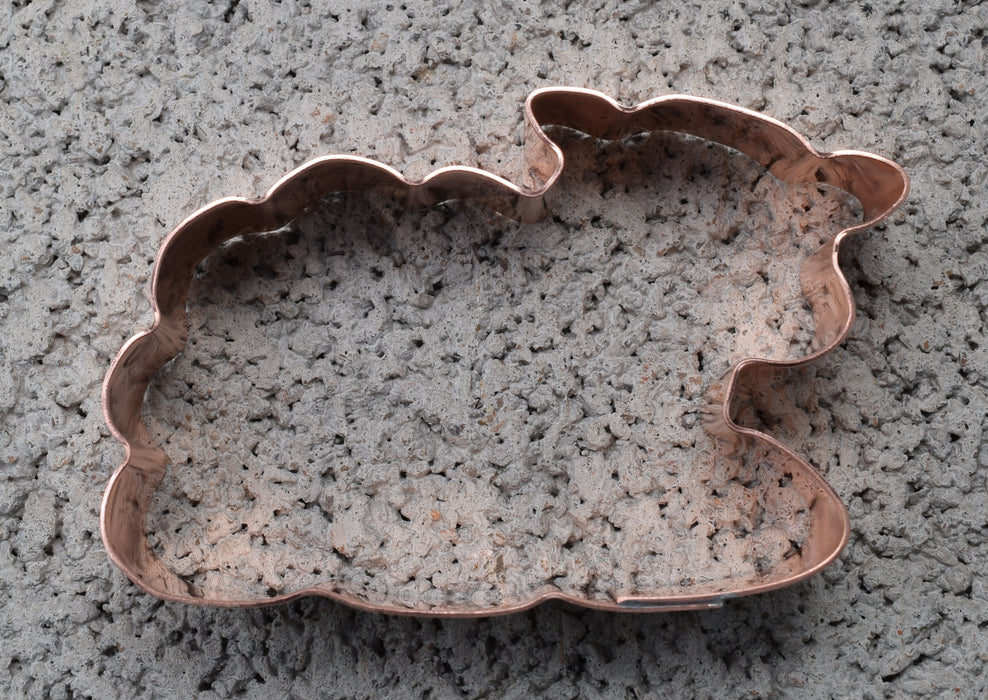 Little Copper Lamb Cookie Cutter, Animal Cookie Cutter, 3 x 2 inches, Made in USA