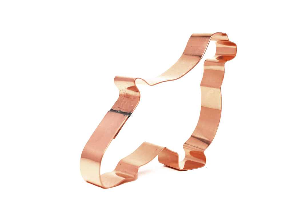 Copper English Springer Spaniel Dog Cookie Cutter, 4.25 x 3.25 inches, Made in USA