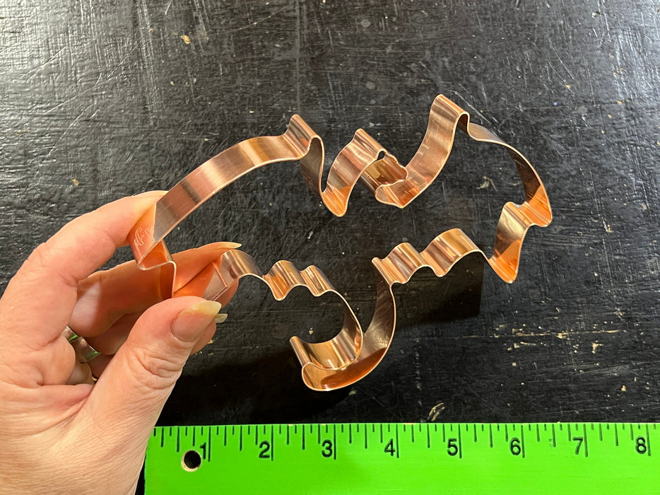 Copper Dragon Cookie Cutter - Fantasy Design (4.5 x 6.25 inches) - Made in USA