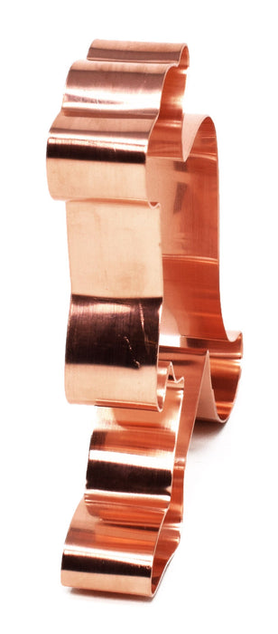 Large Copper Kangaroo Cookie Cutter - Nature Design (6.75 x 4.25 inches) - Made in USA
