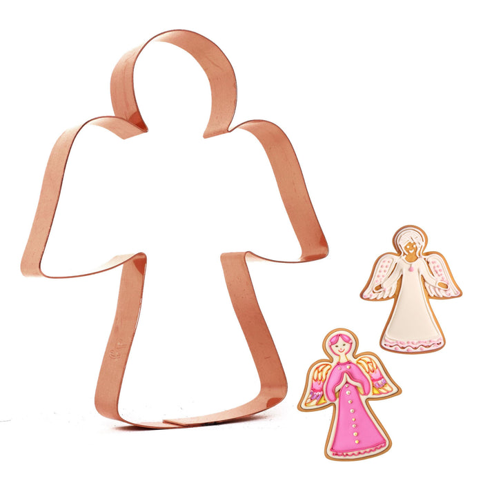 Big Angel Cookie Cutter - Christmas Cookie Cutter, 5.5 x 6.25 inches, Made in USA