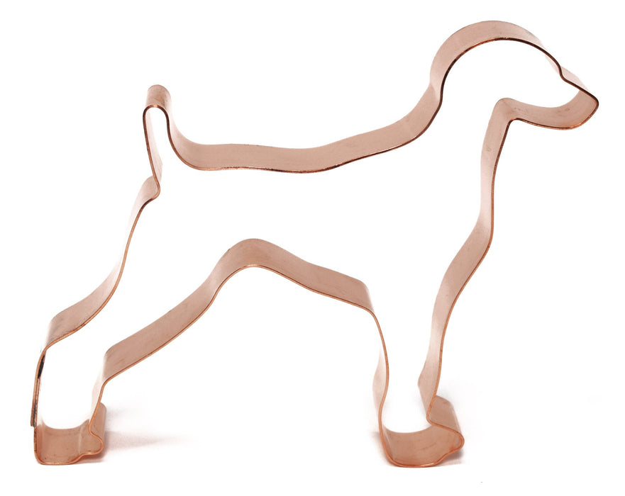 Copper Weimaraner Cookie Cutter, Dog Cookie Cutter, 5 x 4.75 inches, Made in USA