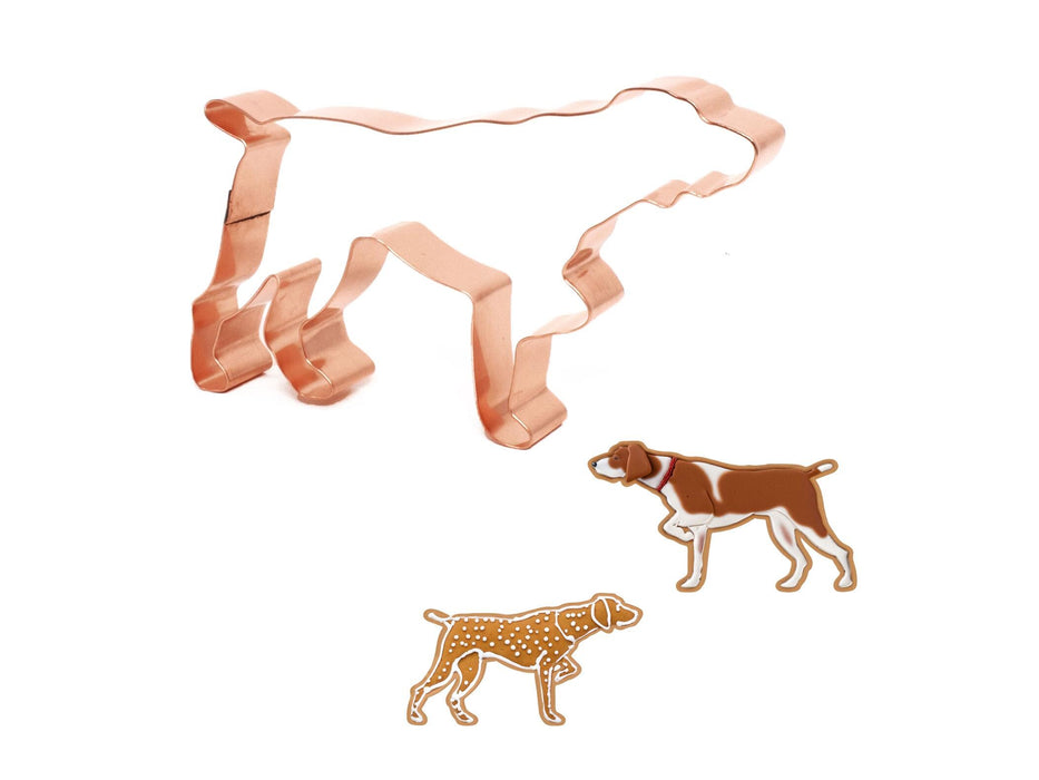 Copper Pointer Cookie Cutter - Dog Cookie Cutter, 5.25 x 3 Inches, Made in USA