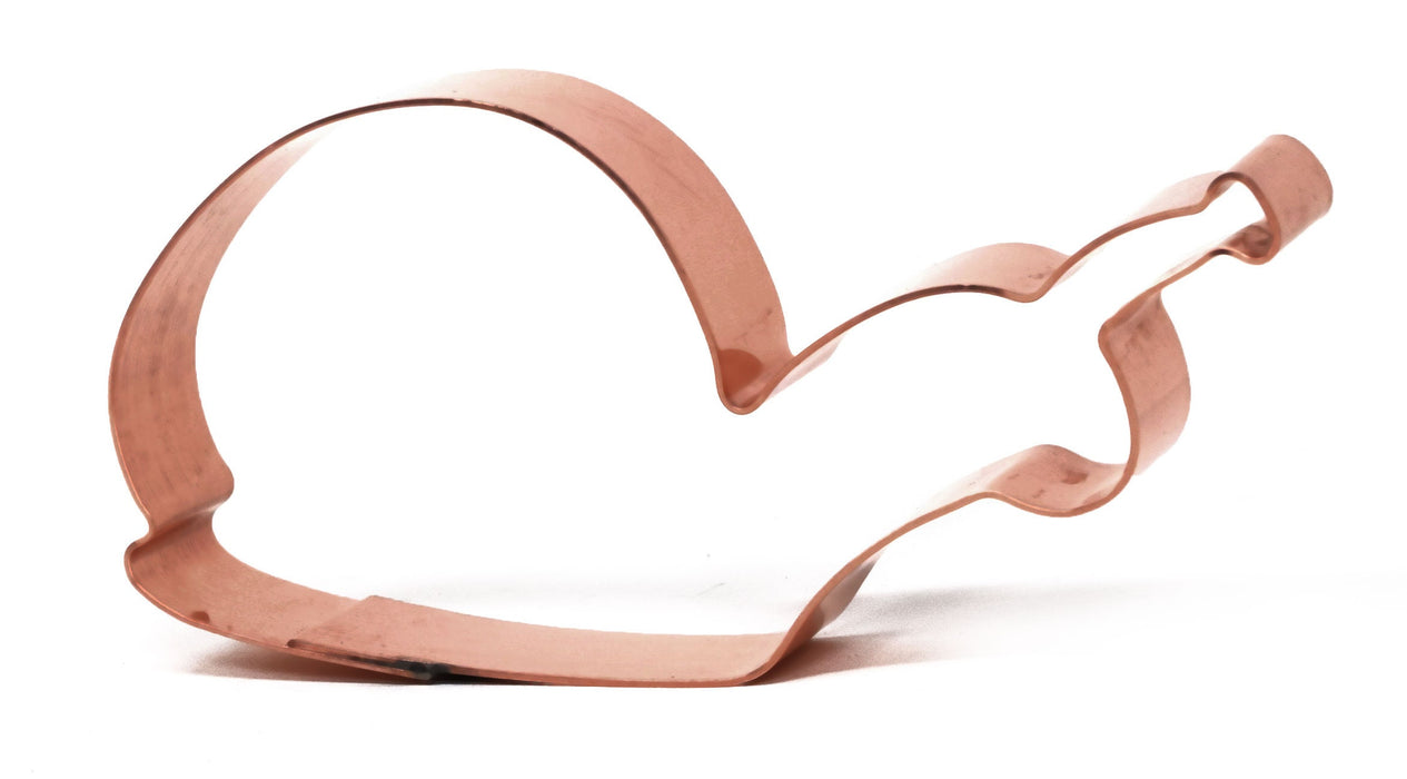 Small Copper Snail Cookie Cutter - Garden Cookie Cutter, 4 x 1.75  Inches, Made in USA