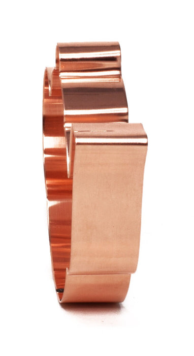 Copper Teapot Cookie Cutter, Food Cookie Cutter, 4.75 x 3 inches, Made in USA