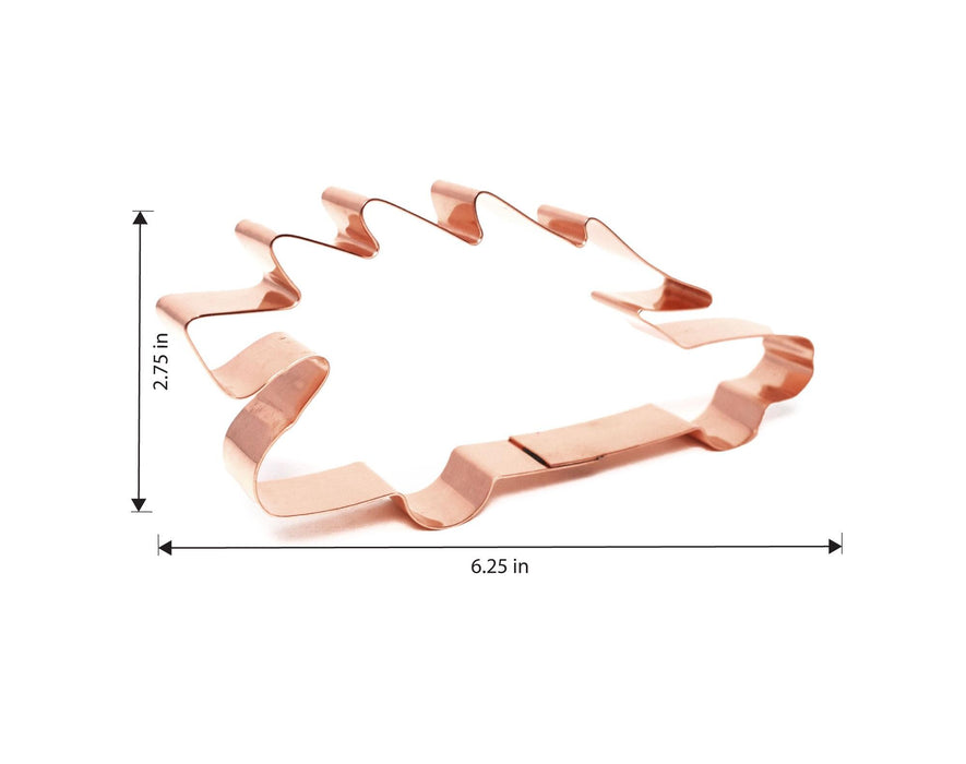 Copper Station Wagon w/ Tree Cookie Cutter, 6.25 x 2.75 inches, Made in USA