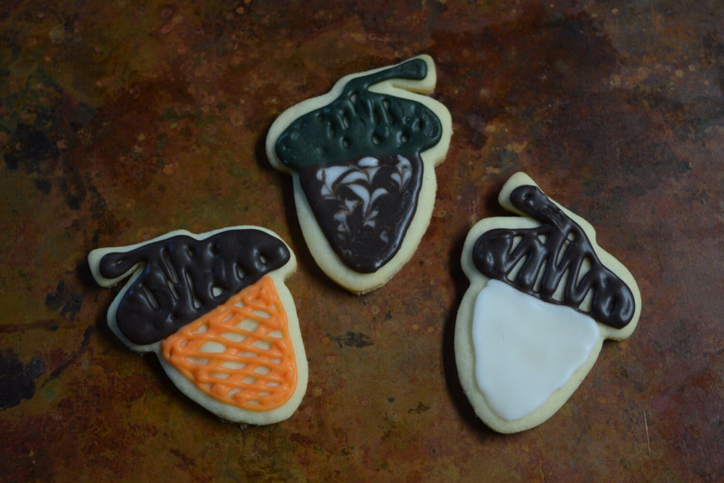 Copper Acorn Cookie Cutter - Nature Design (2.5 x 3 inches) - Made in USA