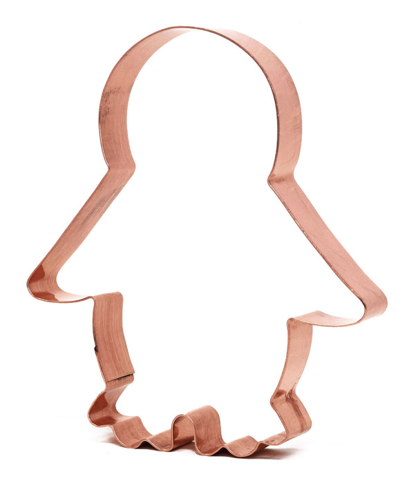 Copper Penguin Cookie Cutter - Bird Cookie Cutter, 4.25 x 5 Inches, Made in USA