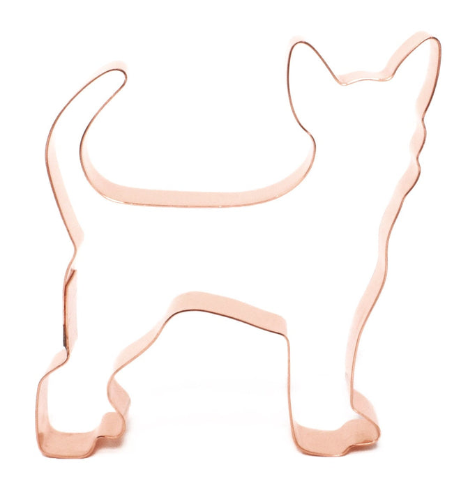 Copper Chihuahua Cookie Cutter - Dog Breed Cookie Cutter, 4.25 x 4 Inches, Made in USA