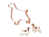 English Springer Spaniel Cookie Cutter, 4.25 x 3.75 inches, Handcrafted Copper by The Fussy Pup - The Fussy Pup - Cookie Cutter
