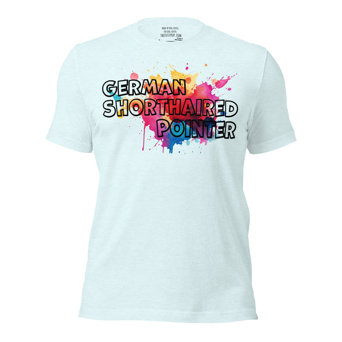 German Shorthaired Pointer T-Shirt – Splash Design - The Fussy Pup - 