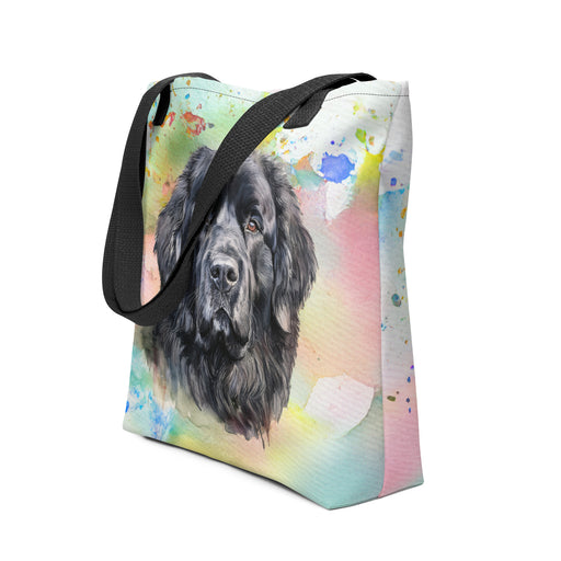 Newfoundland Dog Tote Bag – Canvas Shopping Bag, Reusable Pet Lover Shoulder Tote - The Fussy Pup - 