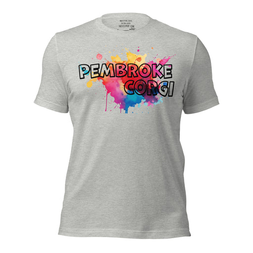 Pembroke Corgi T-Shirt – Splash Design - The Fussy Pup - 