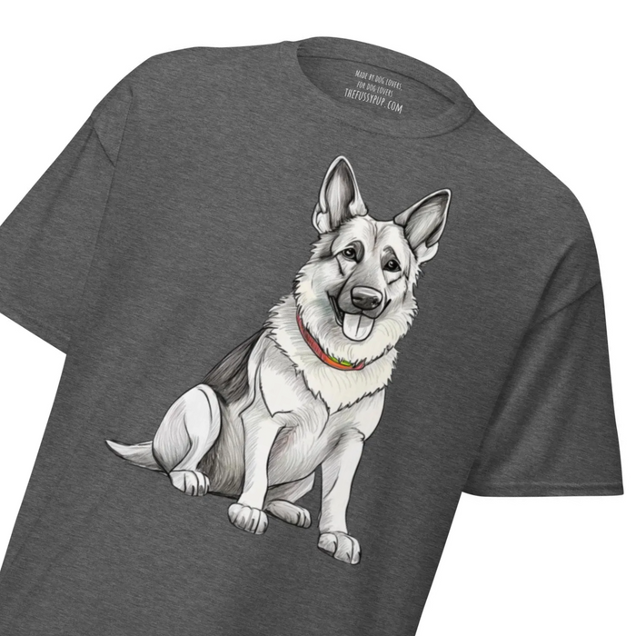 Sitting German Shepherd Unisex Classic T-Shirt