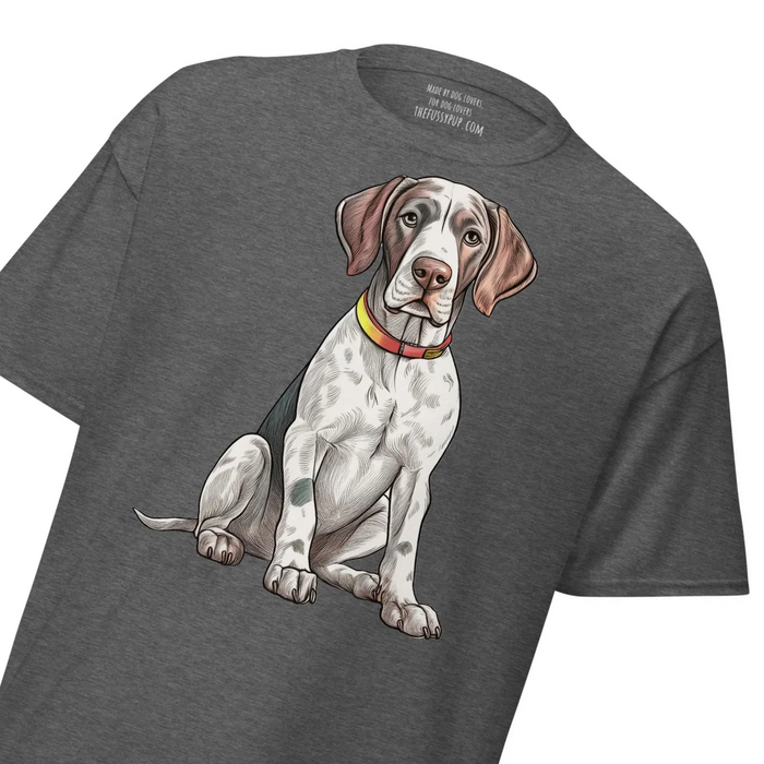 Sitting German Shorthaired Pointer Unisex Classic T-Shirt