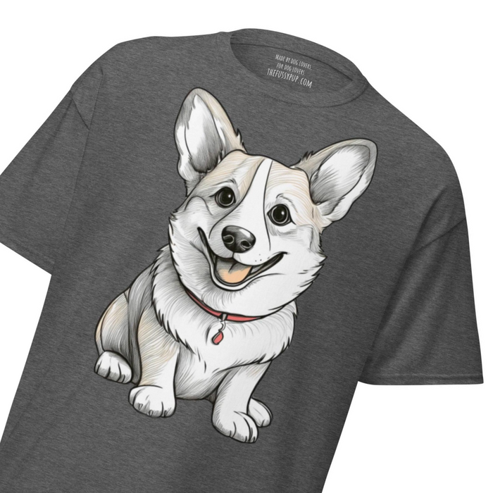 Sitting Pembroke Welsh Corgi Unisex Classic T-Shirt