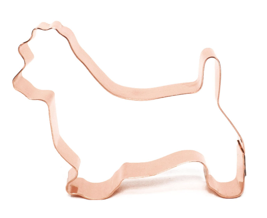 Small Copper Australian Terrier Cookie Cutter - Dog Cookie Cutter, 3.75 x 2.75 inches, Made in USA