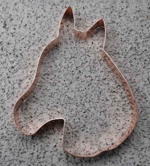 Copper Horse Cookie Cutter, Animal Cookie Cutter, 4.75 x 4.25 inches, Made in USA