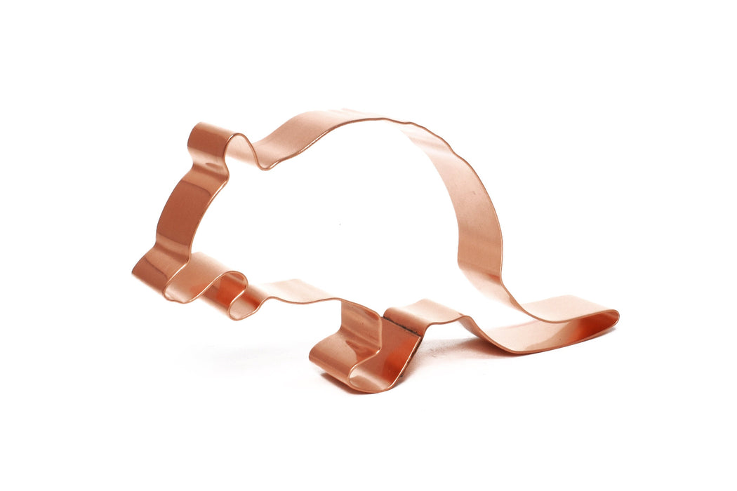 Copper Armadillo Cookie Cutter - Zoo Animal Design (2.5 x 5 inches) - Made in USA
