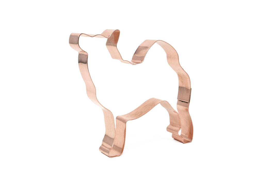 Copper Norwegian Elkhound Dog Cookie Cutter, 4 inches, Made in USA