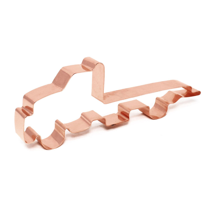 Copper Tow Truck Cookie Cutter, Vehicle Cookie Cutter, 6.75 x 2.25 inches, Made in USA
