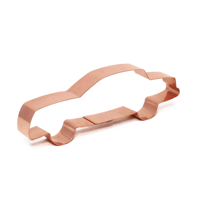 Copper Stock Car Cookie Cutter, Race Car Cookie Cutter, 6 x 2 inches, Made in USA