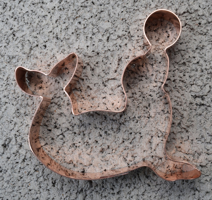 Copper Seal Cookie Cutter - Circus Animal Cookie Cutter, 3.5 x 3.5 Inches, Made in USA
