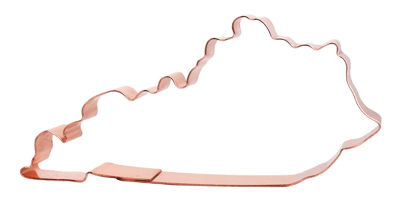 Copper Kentucky Cookie Cutter - The Bluegrass State Cookie Cutter,  Made in USA