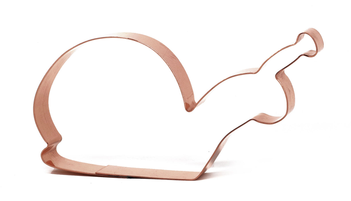 5 Inch Copper Snail Cookie Cutter - Garden Cookie Cutter, Made in USA