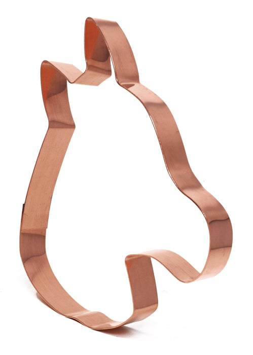 Copper Horse Cookie Cutter, Animal Cookie Cutter, 4.75 x 4.25 inches, Made in USA