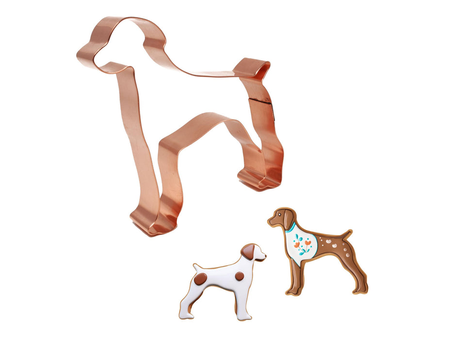 Copper German Shorthaired Pointer Cookie Cutter - Dog Design (4 inches) - Made in USA