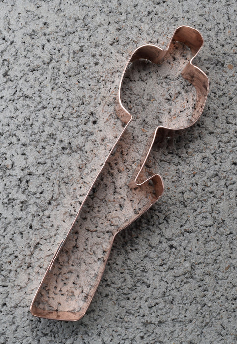 Copper Marshmallow Stick Cookie Cutter - Camping Cookie Cutter, 5 x 1.5 Inches, Made in USA