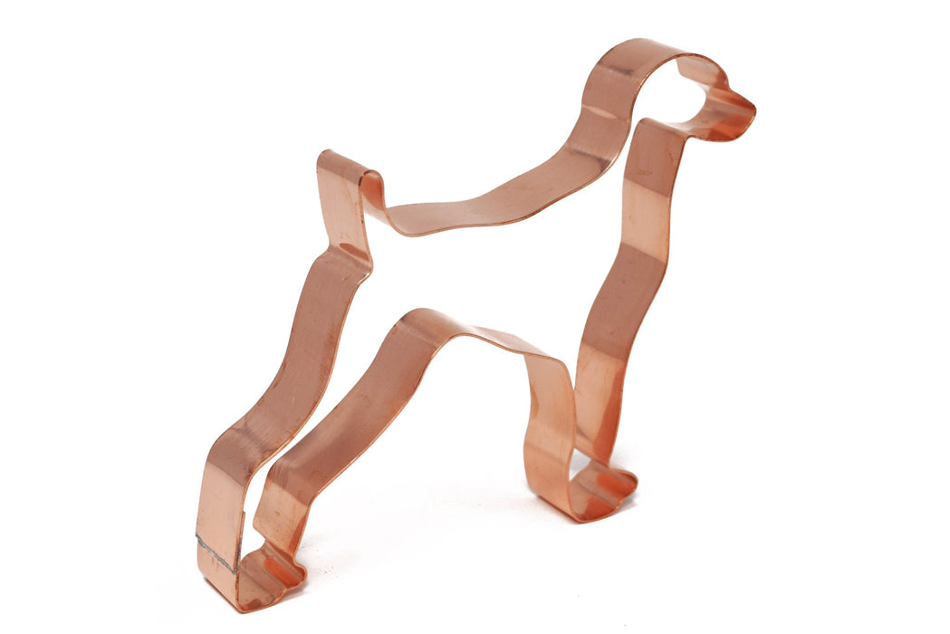 Copper Weimaraner Cookie Cutter, Dog Cookie Cutter, 5 x 4.75 inches, Made in USA