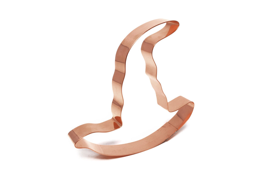 Copper Witch's Hat Cookie Cutter - Halloween Cookie Cutter, 4.5 x 4.25 Inches, Made in USA