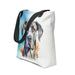 Great Dane Tote Bag – Watercolor Canvas Shopping Bag - The Fussy Pup - Tote Bag