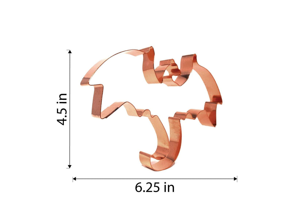 Copper Dragon Cookie Cutter - Fantasy Design (4.5 x 6.25 inches) - Made in USA