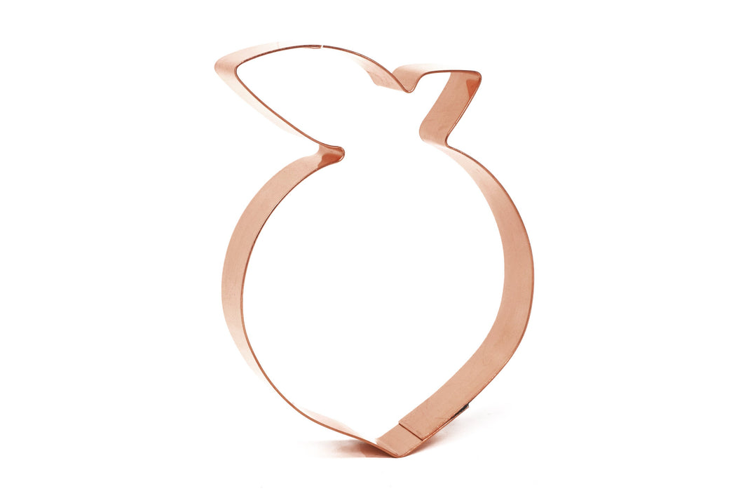 Copper Peach Cookie Cutter - Fruit Cookie Cutter, 4 x 3.25 Inches, Made in USA