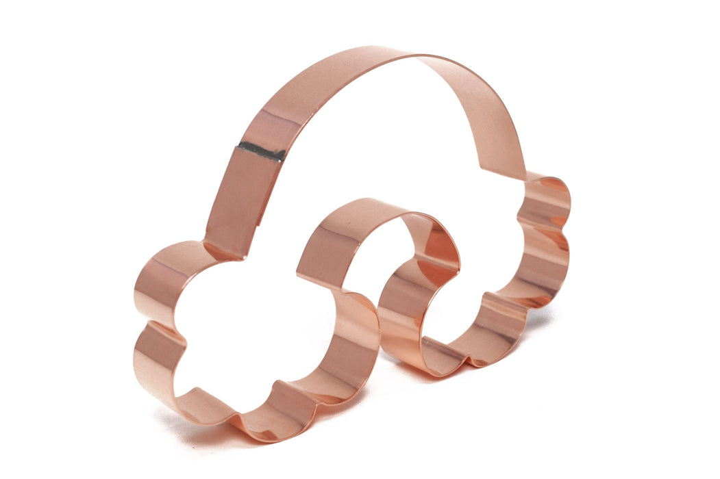 Copper Rainbow Cookie Cutter, St. Patrick's Day Cookie Cutter, 5.5 x 3.75 inches, Made in USA