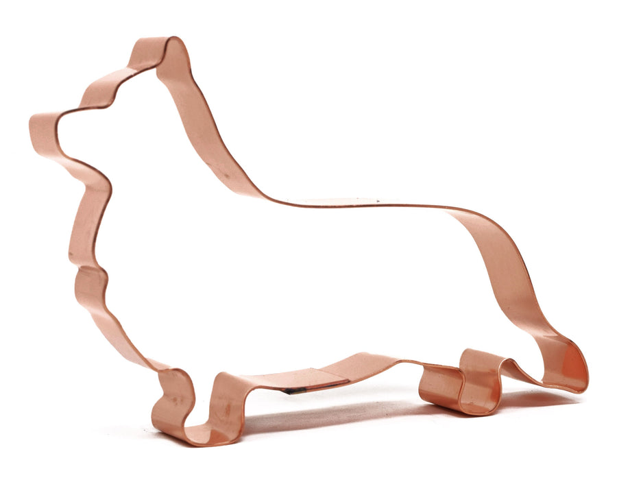 Copper Cardigan Corgi Cookie Cutter - Dog Design (5 x 3.25 inches) - Made in USA